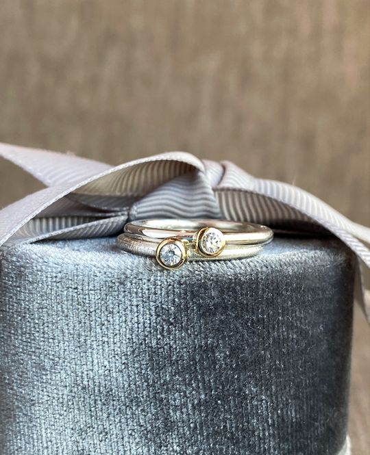 Hovedbilde Solodiamant polert ring
